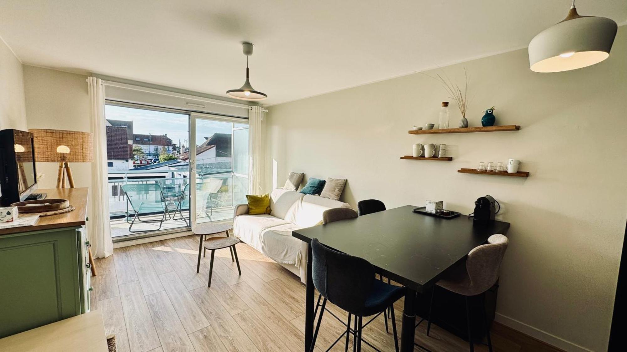 Appartement Centre Ville Stella-Plage Terrasse Sud-Ouest Eksteriør billede