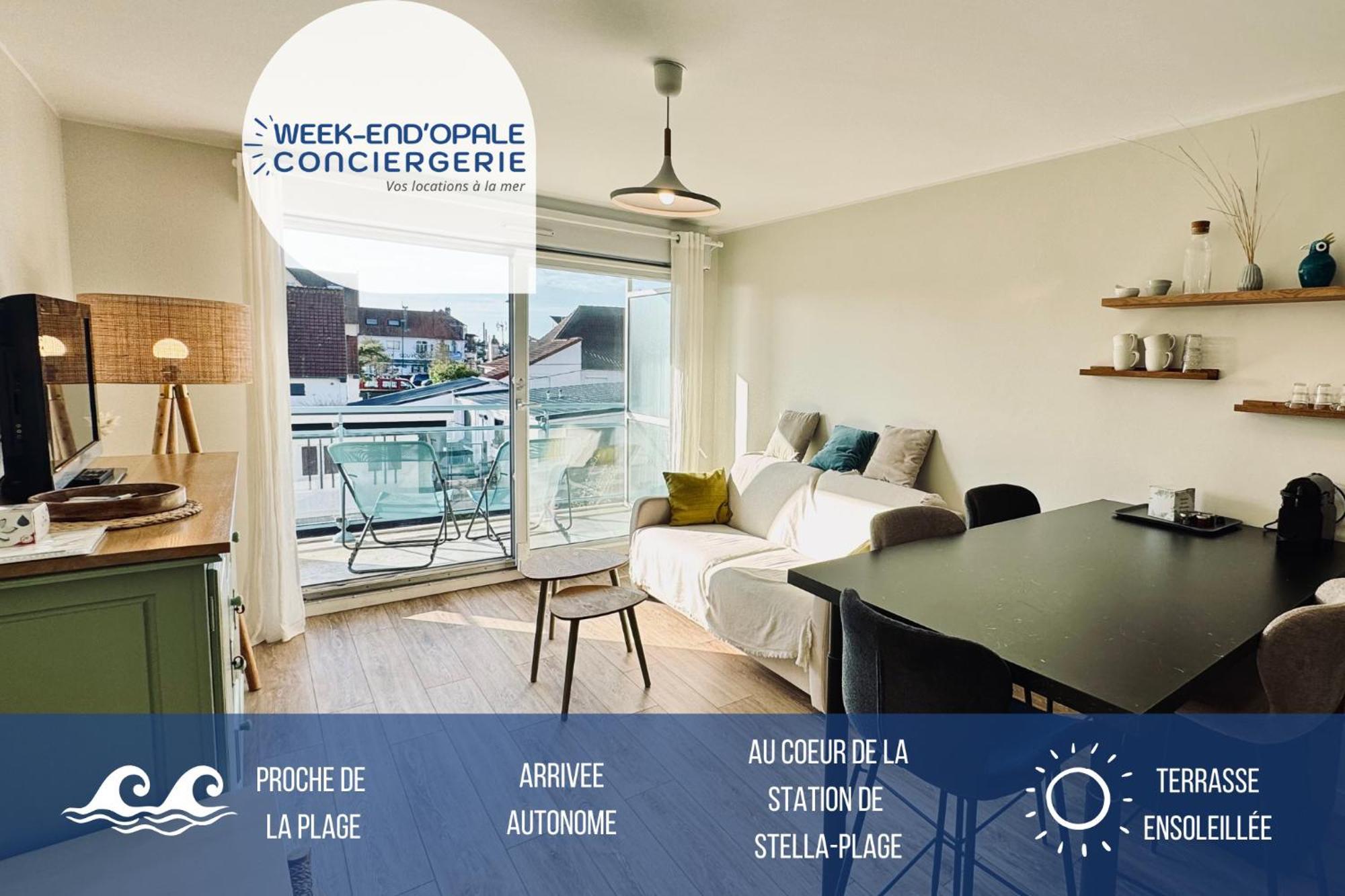 Appartement Centre Ville Stella-Plage Terrasse Sud-Ouest Eksteriør billede